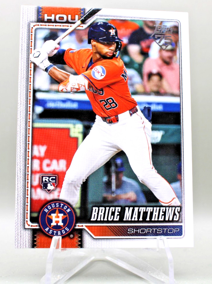 2026 Topps Series 1 - #132 Brice Matthews Astros (RC)