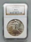 1986 American Silver Eagle NGC MS 69