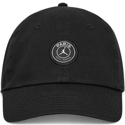 Nike Air Jordan x PSG Club Cap Paris Saint-Germain Kappe Schwarz Mütze FQ4992-01