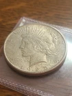 1925-P Peace Silver Dollar- Possible VAM 1A- BU Golden Toning