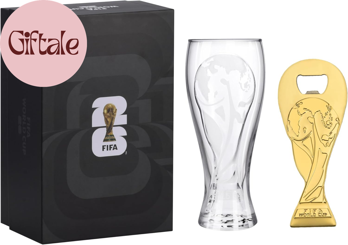 FIFA World Cup 2026 Pilsner Glass 17oz Trophy Bottle Opener Set | eBay