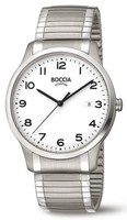 Boccia Titanium 3616-01 Herrenuhr Mit Titan-Flexband 50M Wasserdicht Ø39Mm