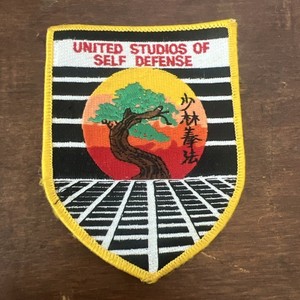 Vintage United Studios Of Self Defense Patch Karate Martial Arts Bonsai Tree