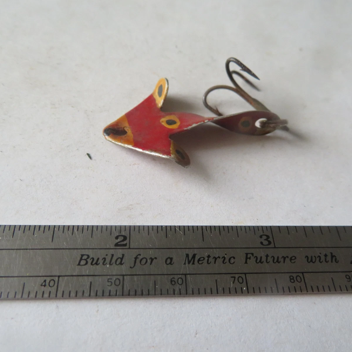 Vieux Leurre Cuillère Double Spinner – Vintage Inconnu, Très Rare, New York