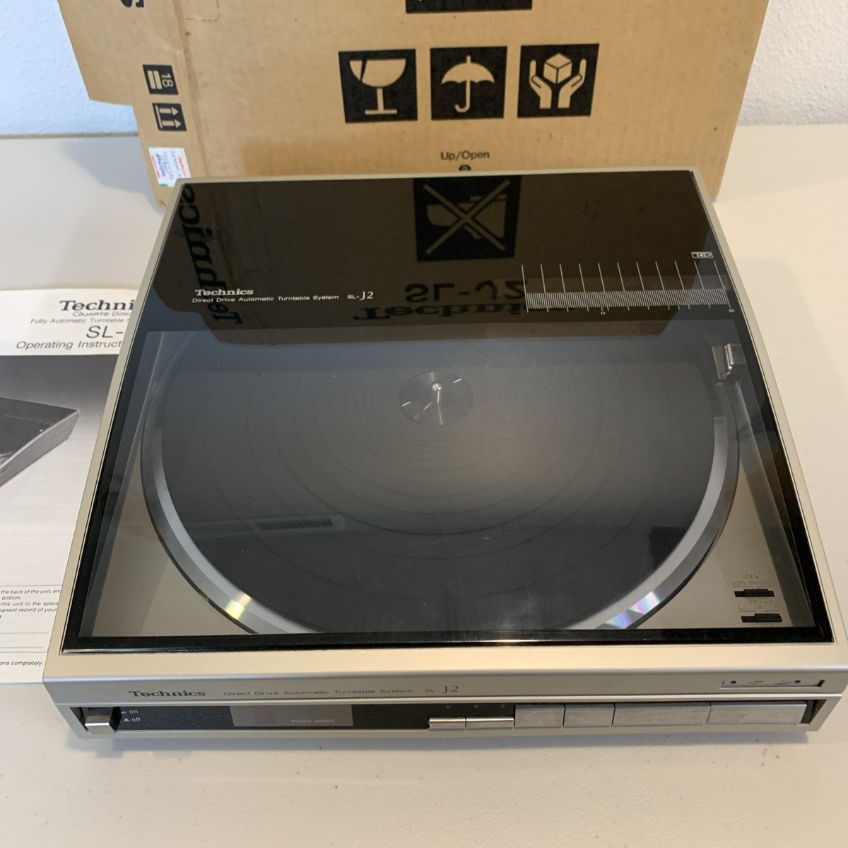 レコードプレーヤー Technics SL-J2 P30 Technics SL-J2 Linear Tracking Turntable Vinyl Record Player