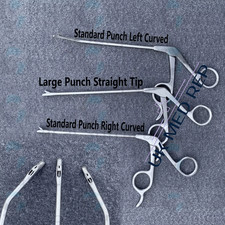 Arthrex Arthroscopy Punch Forceps set of 3Pcs Straight Left Right