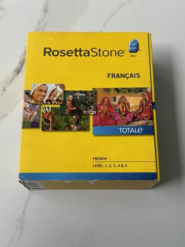 Rosetta Stone French - Learning French - Levels 1-5 - Complete - Good Condition