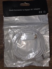 Dock Connector To Digital AV Adapter White New Factory Sealed