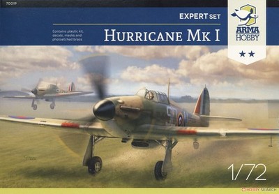 Arma hobby 1/72 scale ADL70019 Hurricane Mk I Expert Set