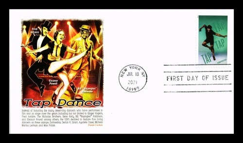 US COVER FIRST DAY OF ISSUE TAP DANCE PANDA CACHET