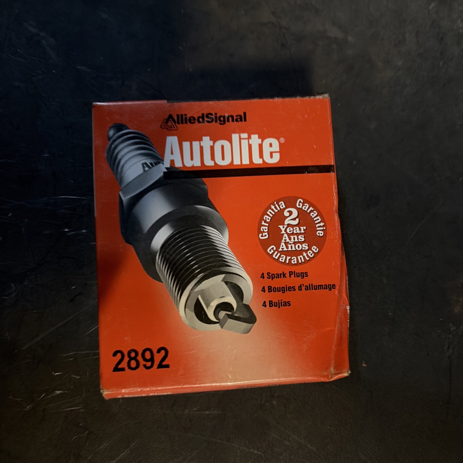 QTY 4 Autolite Copper core Nascar Performance Spark Plug 2892