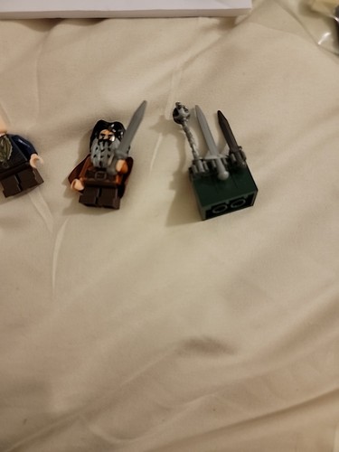 LEGO 79018 BLUE BILBO BAGGINS The Hobbit Lonely Mountain Minifigure 2014 Lot Dwa - Picture 2 of 6