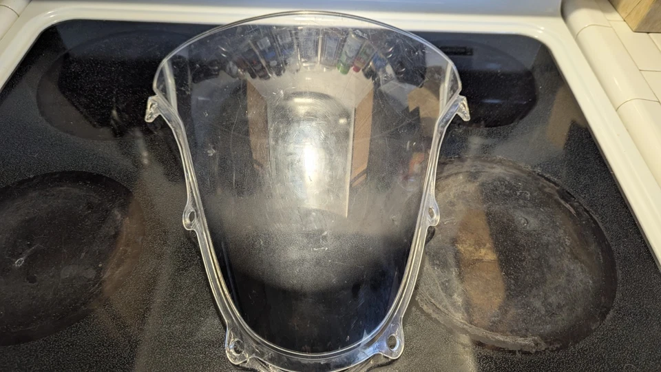 2007 Suzuki SV1000/S OEM Clear Windscreen Factory 03-07 SV650/S - Image 3 of 4