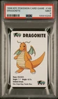 1998 KFC Pokemon TCG Dragonite Promo #149 English PSA 9 Graded Card