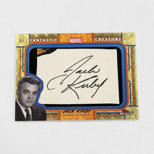 2026 Topps Finest Fantastic Four Jack Kirby 1/1 Signed Superfractor FIRST EVER!!