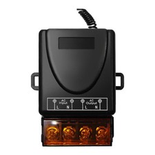 433 MHz Wireless Remote Control Switch AC RF Relay Receiver With Remote Control