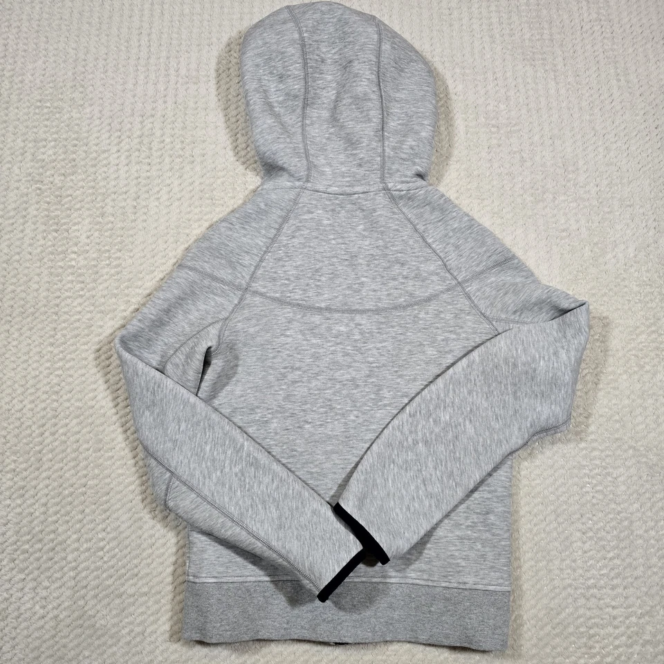 Nike Sportswear Tech Fleece Full Zip Hoodie Kids Boys Small Grey FD3285-063 - Image 2 of 4
