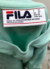 Fila Seafoam Y2K Pullover Crewneck Sweatshirt - Size M