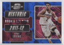 2018-19 Panini Contenders Optic Blue Cracked Ice Prizm Kyrie Irving #4 d5c
