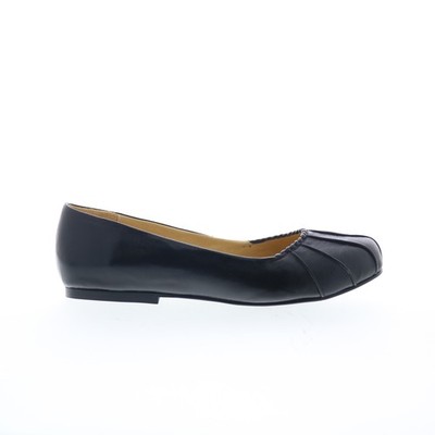 Hitchcock Zora W231-10 Womens Black Extra Extra Wide 6E Ballet Flats Shoes 6