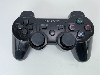 Sony PlayStation 3 PS3 DualShock 3 SIXAXIS Wireless Controller Black OEM Genuine