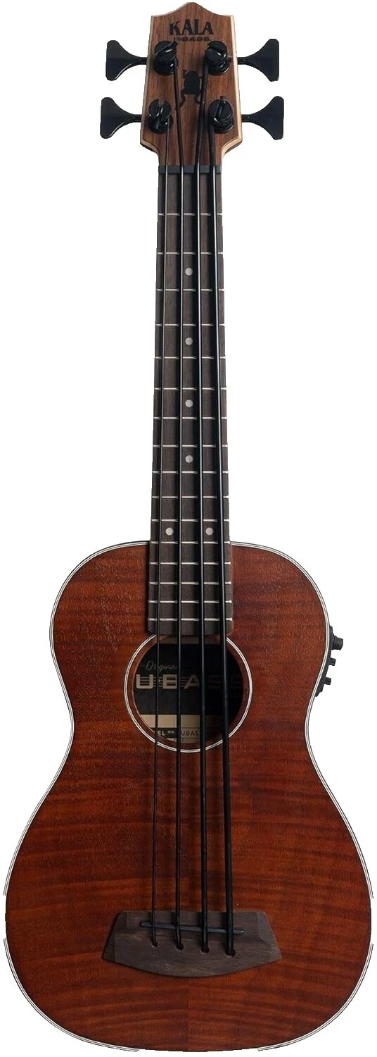 Ukeleles bajo estándar de Caoba