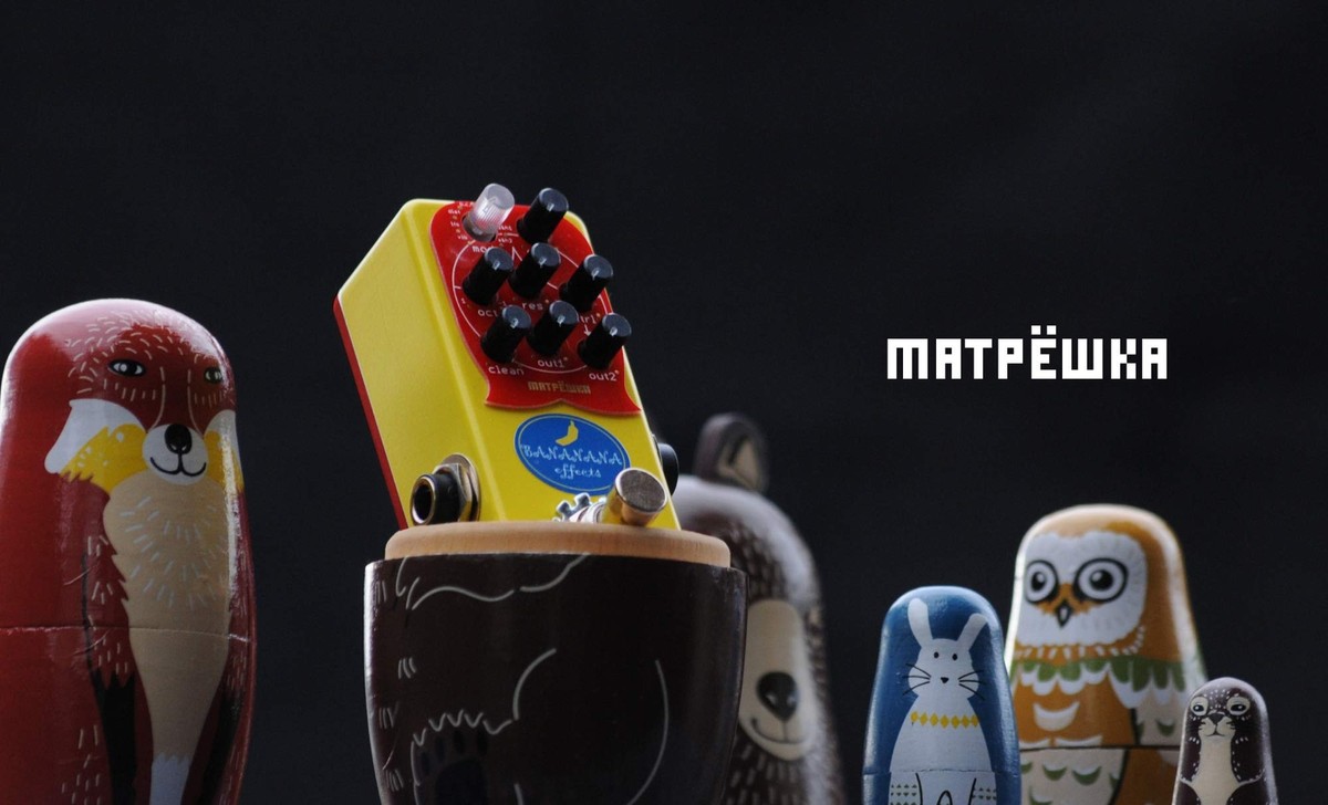 ベース Bananana Effects BASS SYNTH MATRYOSHKA MATRYOSHKA BASS SYNTH PEDAL