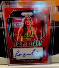2022 Panini Prizm WWE Raquel Gonzalez Rodriguez Superstar Auto Red Prizm 02/99!