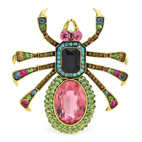 Big Spider Brooches Pins For Women Men Fashion Jewelry Gifts Casual Party Badges - Picture 24 of 77