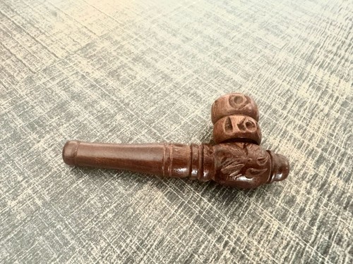 Wooden Tobacco Smoking Pipes Dry Herb Pocket Small Medium Size Design - 第 5/13 張圖片
