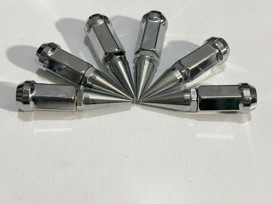 20 tuercas cromadas de 3,18" Spike Bellon 1/2-20 aptas para Jeep CJ CJ3 CJ5 CJ5A CJ6 CJ6A CJ7 Foto 3 de 4