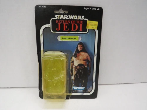 Rancor Keeper 77 Back 1983 STAR WARS Vintage Original Card Back w Bubble