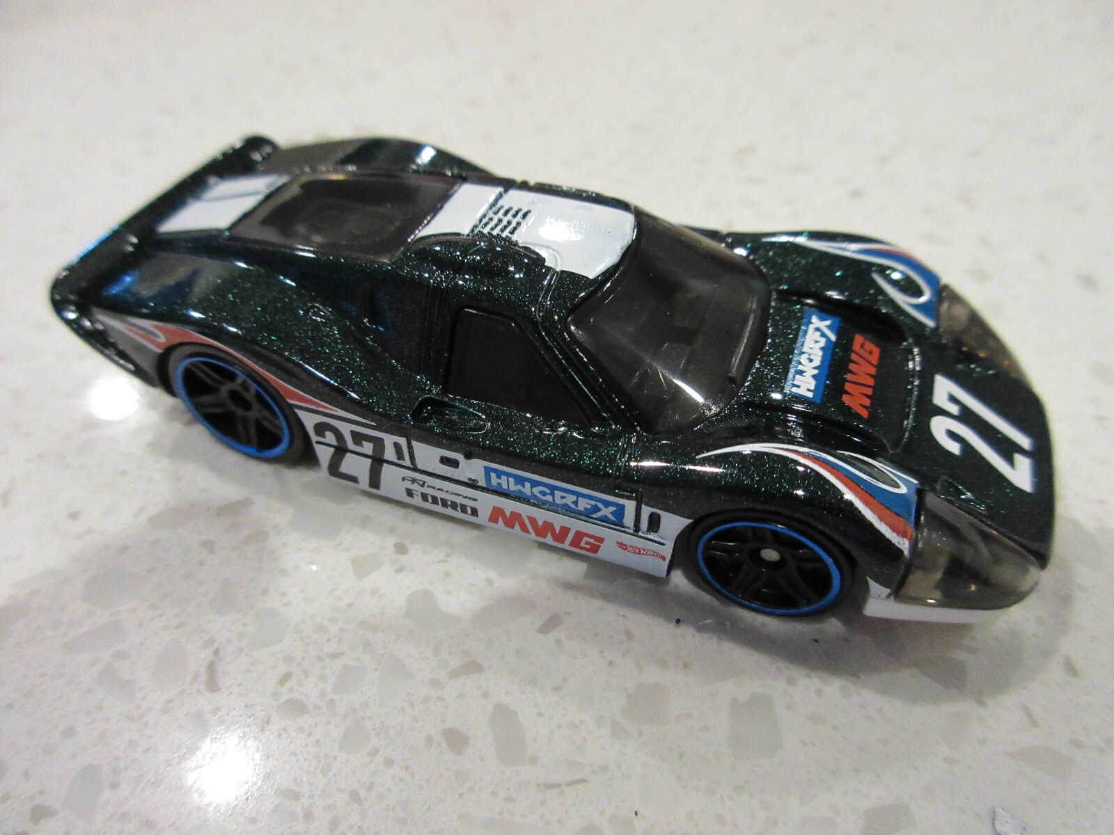 2020 Hot Wheels '67 Ford GT40 Mk.IV Green Then and Now DIECAST Toy Race CAR