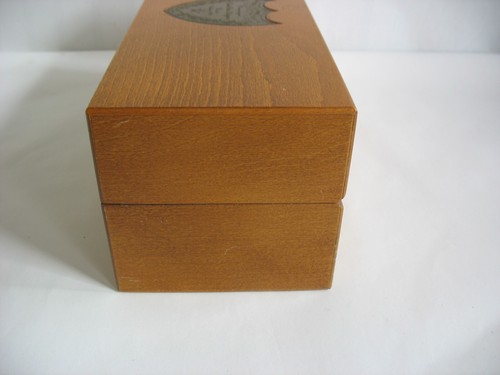 1982 Curee Dom Perignon Rosa Champagne VACÍO Madera Caja Estuche Ataúd Barware Adve - Imagen 8 de 12