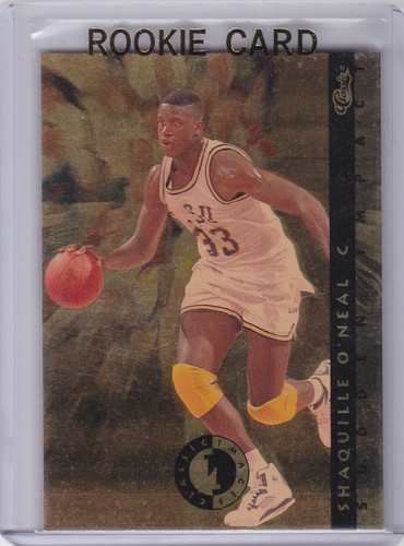 SHAQUILLE O'NEAL ROOKIE CARD Shaq GOLD FOIL RC Sudden Imapct LSU BASKETBALL LE - 第 1/2 張圖片