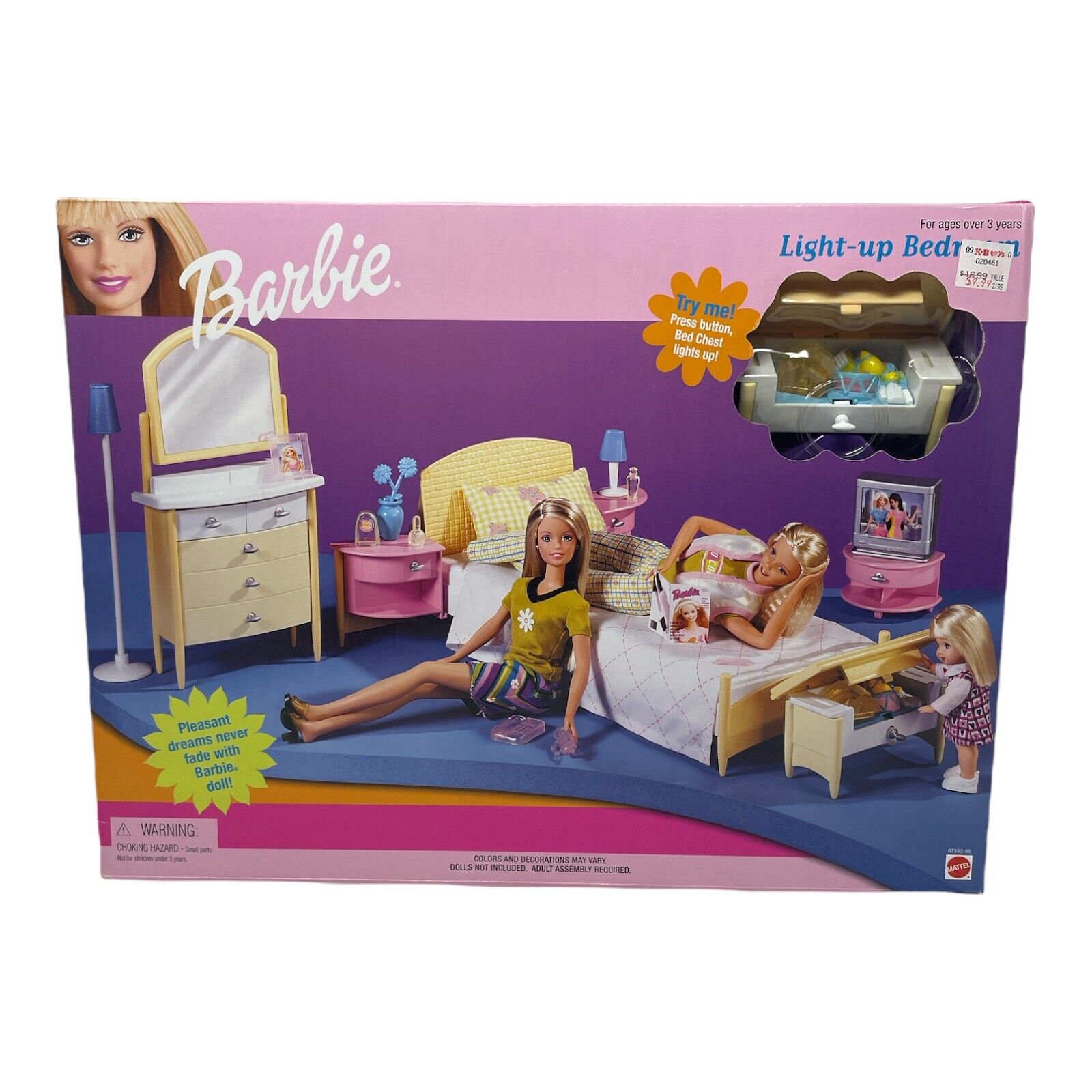 Barbie Light-up Bedroom Mattel 67552-95 1999 NEW NRFB Sealed Toy Box Diorama 26676675526 | eBay Barbie Light-up Bedroom Mattel 67552-95 1999 NEW NRFB Sealed Toy Box Diorama 26676675526 | eBay