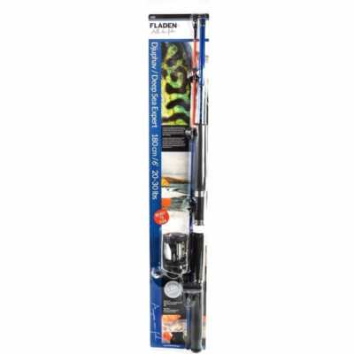 FLADEN Deep Sea Expert 180cm 100-250g Combo Meeresangelset Multirolle Bootsrute