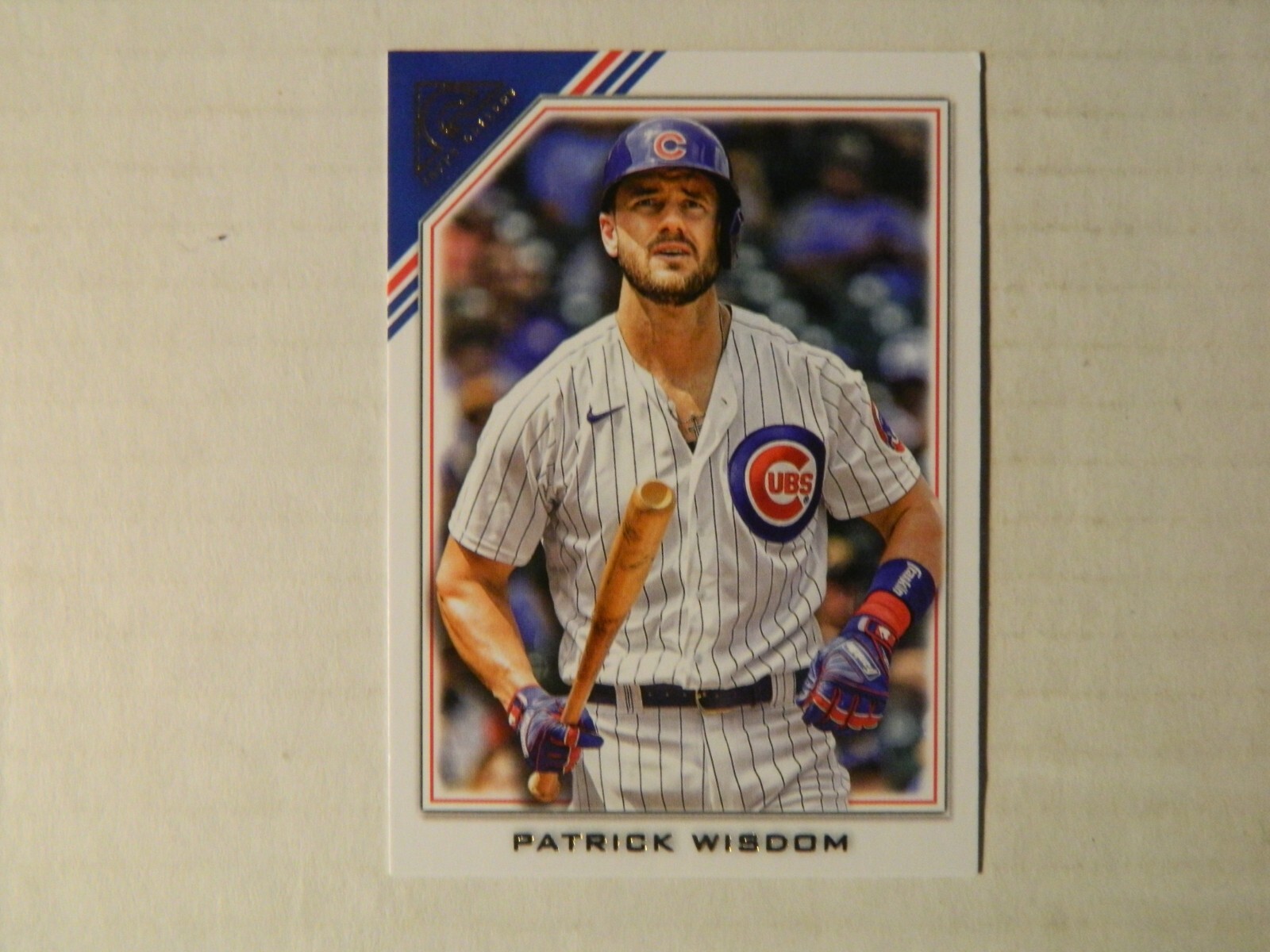 2022 Topps Gallery  Card of Patrick Wisdom  - Cubs