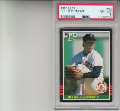 1985 Leaf Baseball Card Value 1985 Leaf Roger Clemens Rookie Card