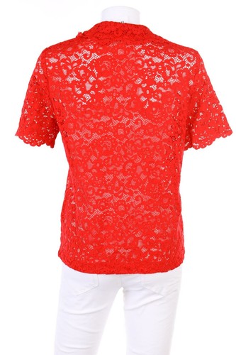 CLAUDIE PIERLOT Bluse Spitze D 40 rot - Bild 2 von 5