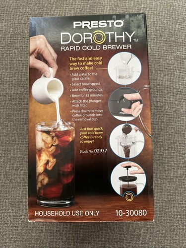 Presto 02937 Dorothy™ Electric Rapid Cold Brewer - Cold Brew at Home in 15 mins - Picture 3 of 4