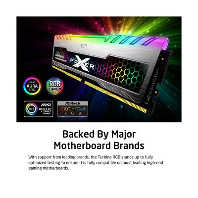 SP Silicon Power 16GB (8GBx2) XPOWER RGB Turbine Gaming DDR4