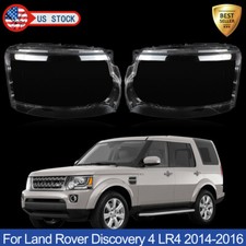For Land Rover Discovery 4 LR4 2014 2015 2016 Headlight Lens Clear Covers