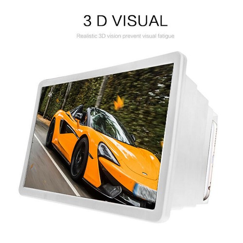 Mobile Phone Screen Magnifier HD Video Amplifier Smartphone Stand Bracket US - Photo 2 sur 11