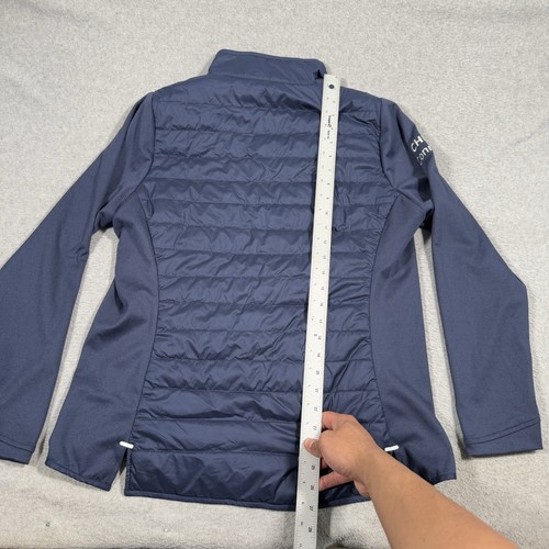 Peter Millar Women’s Navy Blue Full Zip Quilted Jacket Size XL Pockets Outdoors - Picture 8 of 12