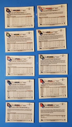 Lotto 50 carte Topps Chrome Baseball 2021 RIFRATTORI ARGENTO NO DUPS RCs All-Stars🔥 - Foto 5 di 11