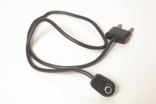 F92081 Leitz Leica PC Male to Bi-Post Plug Synch Cord   20 Inch   Black Tip