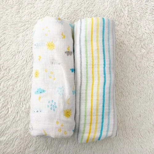 Gymboree Multicolor Nursery Swaddling Blankets