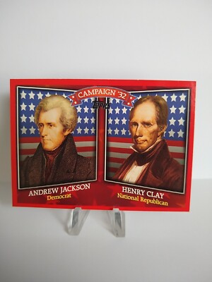 2008 Topps Historical Campaign Match-Ups Andrew Jackson Henry Clay HCM ...