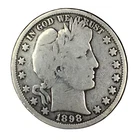 1898 50C Barber Half Dollar #